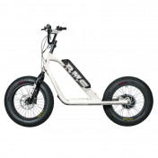TROTTINETTE ELECTRIQUE RMS BIKE 20F-X BLANC RAL 9010 MOTEUR 500 W HOMOLOGUE NF EN 1476 (DIM 1,78x0,83x1,18 M) -MADE IN FRANCE-