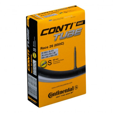 INNER TUBE FOR BICYCLE 650 x 20-25 CONTINENTAL -PRESTA VALVE- 60mm 4019238556520