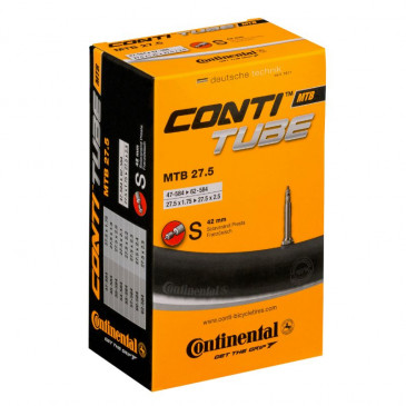 INNER TUBE FOR BICYCLE 27.5 x 1.75-2.40 CONTINENTAL -PRESTA VALVE- 4019238619591