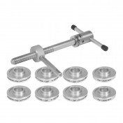 OUTIL PRO MONTAGE CUVETTE INTEGRE PRESSFIT CYCLUS (POUR SRAM DUB - CAMPAGNOLO ULTRA ET POWER TORQUE - SHIMANO - SRAM - TRUVATIV ET FSA) (LIVRE AVEC 5 JEUX DE PRESSE CUVETTE) 8590831246057