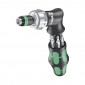 TOURNEVIS PORTE EMBOUT PISTOLET CLE A CLIQUET WERA 17 mm (VENDU AVEC 6 EMBOUTS : 4 HEXAGONE + 2 TORX) -MARQUE ALLEMANDE POUR LES ATELIERS- 4013288186485
