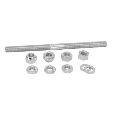 AXE DE ROUE CYCLO 11x100x180mm (SANS CAGE A BILLE) -SELECTION P2R- 3700948293560
