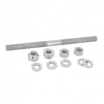 WHEEL AXLE FOR MOPED Ø 12x100x200mm (COMPLETE SET) -SELECTION P2R - 3700948237588