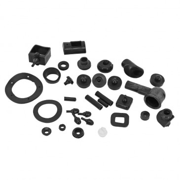 DAMPED RUBBER SURROUNDS (COMPLETE KIT) FOR BODYPARTS - FOR PIAGGIO 125 VESPA 3700948237595