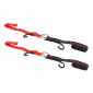 CARRYING STRAP FOR MOTORCYCLE - UPDESIGN WITH SNAPHOOKS - BLACK/RED 38mm x 2,1M (TRACTION RESISTANCE 550KG) (SOLD PER UNIT) 8434290510451