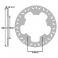 DISQUE DE FREIN ADAPTABLE MBK 50 X POWER 2004> AV, YAMAHA 50 TZR 2004> AV, APRILIA 50 RS 1999>2005 AV (EXT 280mm - INT 155mm - 5 TROUS) (DF4039A) -NEWFREN-