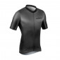 ADULT CYCLING JERSEY - GIST DIAMOND -SHORT SLEEVES - FULL LENGHT ZIP- BLACK/GREY L -5341 8013271319148