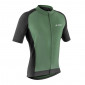 ADULT CYCLING JERSEY - GIST GRAVEL -SHORT SLEEVES- FULL LENGHT ZIP - GREEN/BLACK L -5361- 8013271314822