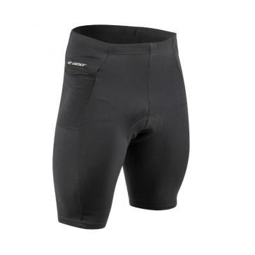 ADULT SHORTS - GIST GRAVEL - BLACK - ERGONOMIC PADS XL -5121