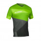 ADULT CYCLING JERSEY- GIST G-OUT-SHORT SLEEVES - for GRAVEL / MTB - GREEN/BLACK M -5362