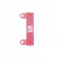 POCHOIR GRAVAGE TGV NUMERIQUE EN LIGNE CHIFFRE 5 (SACHET DE 20) -ICA- 3700948238677