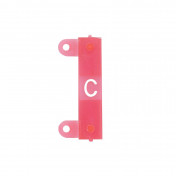 POCHOIR GRAVAGE TGV ALPHA EN LIGNE LETTRE C (SACHET DE 20) -ICA- 3700948238561