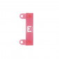 POCHOIR GRAVAGE TGV ALPHA EN LIGNE LETTRE E (SACHET DE 20) -ICA- 3700948238592