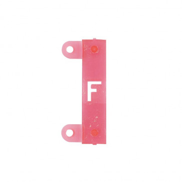 ENGRAVING STENCIL - LETTER F (20 PIECES BAG) - ICA -