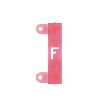 ENGRAVING STENCIL - LETTER F (20 PIECES BAG) - ICA - 3700948238585