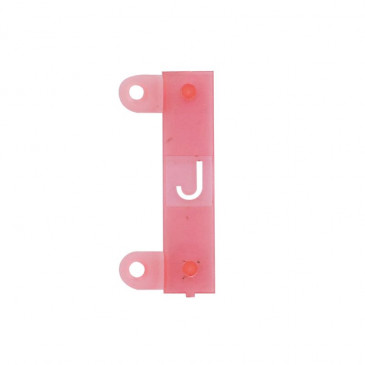 POCHOIR GRAVAGE TGV ALPHA EN LIGNE LETTRE J (SACHET DE 20) -ICA- 3700948238509
