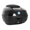 TOP-CASE 37 LT (WITHOUT PLATE 1B006840) "PIAGGIO GENUINE PARTS" 350-500 MP3 2018 HPE BLACK 91/B -CM308223-