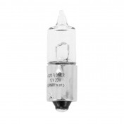 AMPOULE/LAMPE HALOGENE MINIATURE H20W 12V 20W CULOT BA9s BLANC (PROJECTEUR) (VENDU A L'UNITE) -FLOSSER-