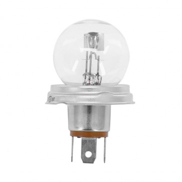 LIGHT BULB 12V 45/40W STANDART R2 FOOT P45T CLEAR (HEADLIGHT) (SOLD PER UNIT) -FLOSSER-