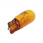 LIGHT BULB 12V 5W STANDART W5W FOOT W2,1x9,5D WEDGE- AMBER (DASHBOARD LIGHT +TURN LIGHTS) (SOLD PER 10) -FLOSSER- 4018354001846