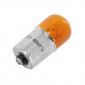 LIGHT BULB 12V 10W STANDART R10W FOOT BA15S - ORANGE (TURN LIGHTS) (SOLD PER 10) -FLOSSER-