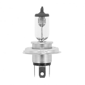 LIGHT BULB 12V 60/55W STANDART H4 FOOT P43T CLEAR (HEADLIGHT) (SOLD PER UNIT) -FLOSSER-