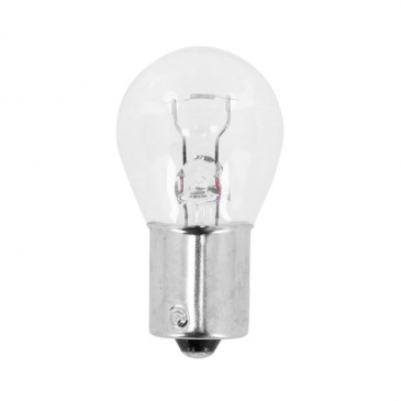 LIGHT BULB 6V 21W STANDART P21W FOOT BA15S - CLEAR (PARKING LIGHT) (SOLD PER UNIT) -FLOSSER-