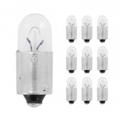 AMPOULE/LAMPE STANDARD 12V 3W CULOT BA9s TEMOIN BLANC (FEU DE POSITION) (BOITE DE 10) -FLOSSER- 4018354001686