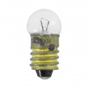 AMPOULE/LAMPE STANDARD 6V 2W CULOT E-10 GRAISSEUR BLANC A VISSER (FEU DE POSITION) (VENDU A L UNITE) -FLOSSER- 4018354001747