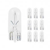LIGHT BULB 12V 2W STANDART W5W FOOT W2,1x9,5D WEDGE CLEAR (TURN LIGHT) (SOLD PER 10) -FLOSSER- 4018354003796