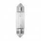 LIGHT BULB 12V 10W STANDART C5W FOOT SV 8.5-11X35 (TUBULAR) CLEAR (PARKING LIGHT) (SOLD PER UNIT) -FLOSSER- 4018354000825