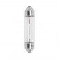 LIGHT BULB 12V 10W STANDART C5W FOOT SV 8.5-11X40 (TUBULAR) CLEAR (PARKING LIGHT) (SOLD PER UNIT) -FLOSSER- 4018354000856