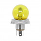 LIGHT BULB 12V 45/40W STANDART R2 FOOT P45T YELLOW (HEADLIGHT) (SOLD PER UNIT) -FLOSSER-