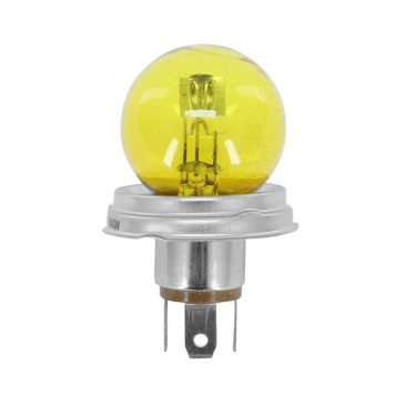 LIGHT BULB 12V 45/40W STANDART R2 FOOT P45T YELLOW (HEADLIGHT) (SOLD PER UNIT) -FLOSSER- 4018354001266