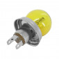 LIGHT BULB 12V 45/40W STANDART R2 FOOT P45T YELLOW (HEADLIGHT) (SOLD PER UNIT) -FLOSSER-