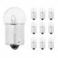 LIGHT BULB 6V 10W STANDART R10W FOOT BA15S - CLEAR (PARKING LIGHT) (SOLD PER 10) -SELECTION P2R-