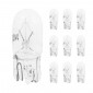 AMPOULE/LAMPE STANDARD 12V 3W CULOT W2,1x9,5d NORME W3W T10 WEDGE BLANC (COMPTEUR ET CLIGNOTANT) (BOITE DE 10) -P2R- 3700948066003
