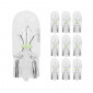 AMPOULE/LAMPE STANDARD 12V 3W CULOT W2,1x9,5d NORME W3W T10 WEDGE BLANC (COMPTEUR ET CLIGNOTANTS) (BOITE DE 10) -FLOSSER- 4018354000658