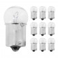 LIGHT BULB 12V 10W STANDART R10W FOOT BA15S - CLEAR (PARKING LIGHT) (SOLD PER 10) -SELECTION P2R- 3700948066126