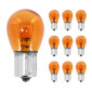 LIGHT BULB 12V 21W STANDART S25 FOOT BA15S ORANGE (TURN LIGHT) (SOLD PER 10) -SELECTION P2R-