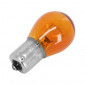 LIGHT BULB 12V 21W STANDART S25 FOOT BA15S ORANGE (TURN LIGHT) (SOLD PER 10) -SELECTION P2R-