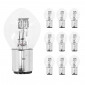 LIGHT BULB 12V 25/25W STANDART B35 FOOT BA20D CLEAR (HEADLIGHT) (SOLD PER 10) -SELECTION P2R- 3700948066386
