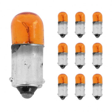 LIGHT BULB 12V 4W STANDART T4W FOOT BA9S - ORANGE (TURN LIGHT) (SOLD PER 10) -SELECTION P2R- 3700948066058