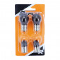 AMPOULE/LAMPE STANDARD 12V 21W NORME P21W CULOT BA15s + 12V 10W NORME R10W CULOT BA15s ROUGE (GLIGNOTANTS) (2+2) -REPLAY- 8002565039640