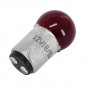 LIGHT BULB 12V 18/5W STANDART P18/5W FOOT BAY15D RED (TAIL+BRAKE LIGHT) (x4) -REPLAY