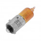AMPOULE/LAMPE HALOGENE MINIATURE H6W 12V 6W CULOT BAZ9s TEMOIN ERGOTS ORANGE (CLIGNOTANT) (VENDU A L'UNITE) -FLOSSER- 4018354010305