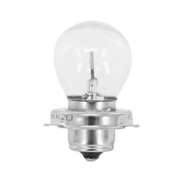 LIGHT BULB 6V 15W STANDART S3 FOOT P26S CLEAR (HEADLIGHT) (SOLD PER UNIT) -FLOSSER-