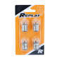 LIGHT BULB 12V 23/8W STANDART P23/8W FOOT BAY15D CLEAR (TAIL+BRAKE LIGHT) (x4) -SELECTION P2R- 3700948056677