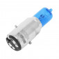 AMPOULE/LAMPE HALOGENE PERFORMANCE S2 12V 35/35W CULOT BA20d SUPER BLEU (PROJECTEUR) (VENDU A L'UNITE) -P2R- ** 3700948056707