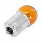 AMPOULE/LAMPE STANDARD 12V 10W CULOT BA15s BULB G18,5 GRAISSEUR ORANGE (CLIGNOTANT) (BOITE DE 10) -P2R-